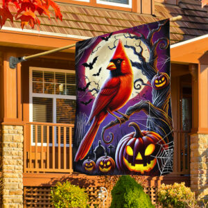 Cardinal Halloween Flag MLN3778F