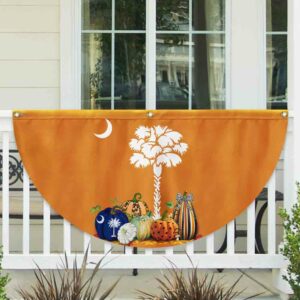 Fall In South Carolina State Non-Pleated Fan Flag TQN3607FL